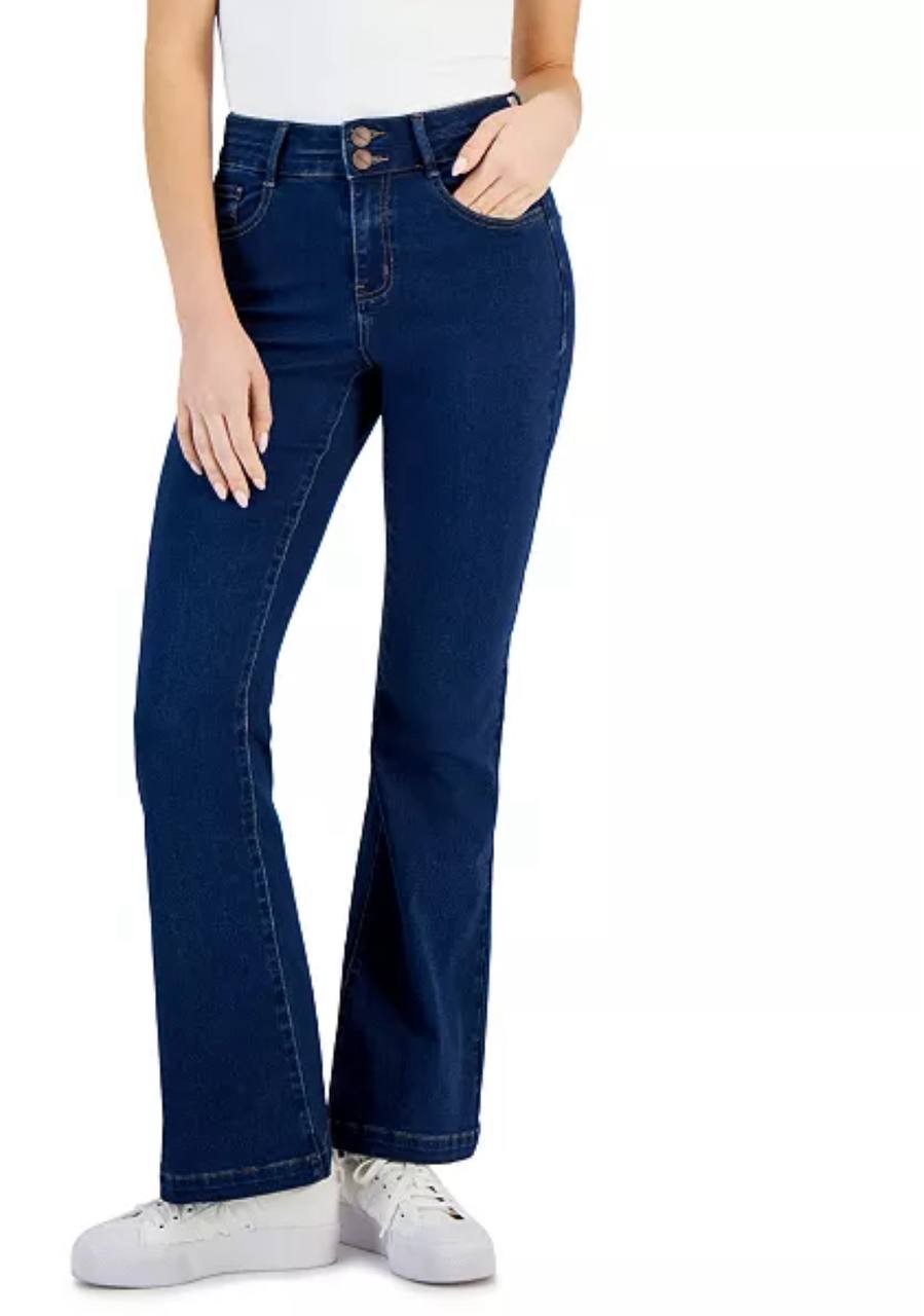 Dollhouse Curvy Flare Jeans - High-Rise, Ultra-Soft Denim, Size 7/8 Juniors