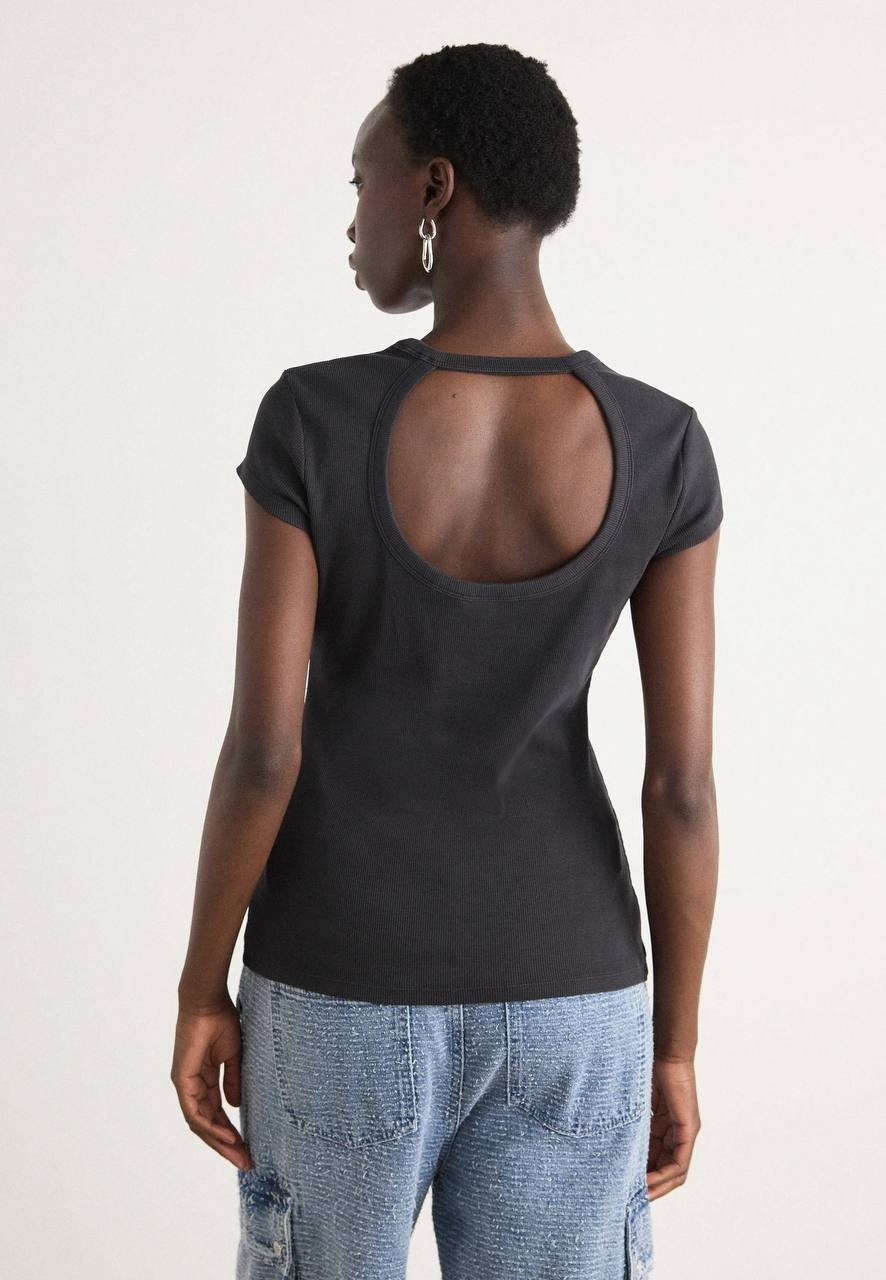 BOSS ESIMA Women's T-Shirt Print XL Black NWT