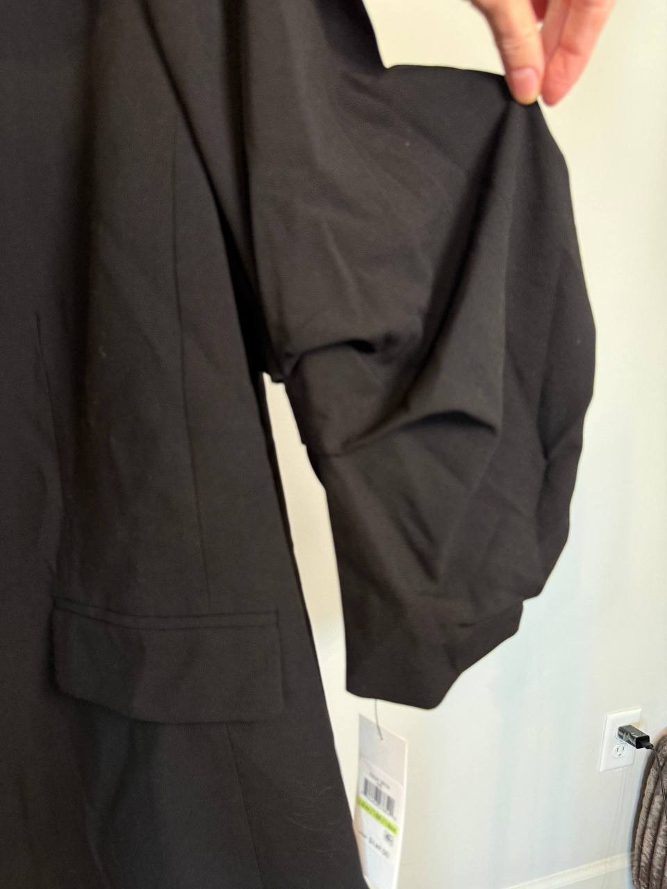 DKNY Ruched‑Sleeve One‑Button Blazer – Size18W– NWT – $138