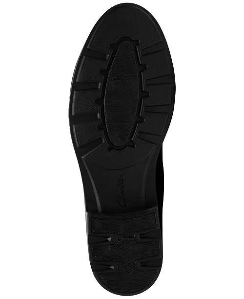 Clarks  Adalynn  Hope  Boots  Black  Leather  6M  New  With  Box  $199