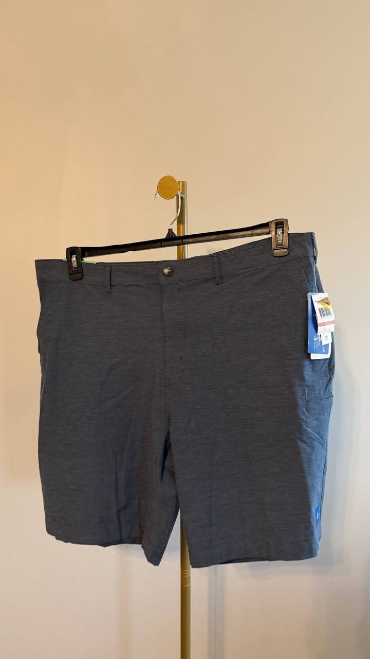 Guy Harvey Men’s Performance 4‑Way Stretch Hybrid Shorts Navy 40 $65 NWT