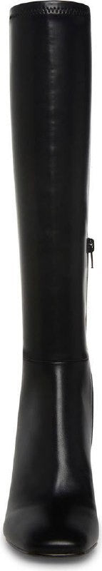 Madden Girl Winsloww Boots 8 Black Synthetic Square Toe Knee‑High NIB msrp$89