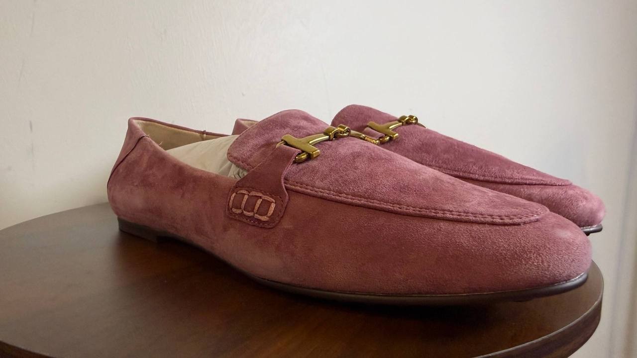 Giani Bernini Tailored Loafers 9.5M Mauve Suede New in Box