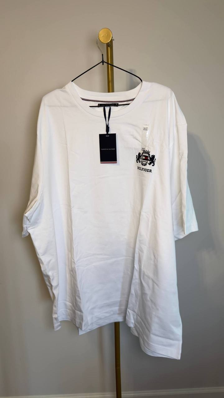 Tommy Hilfiger Regular Fit T‑Shirt White 5XL NWT $59.50