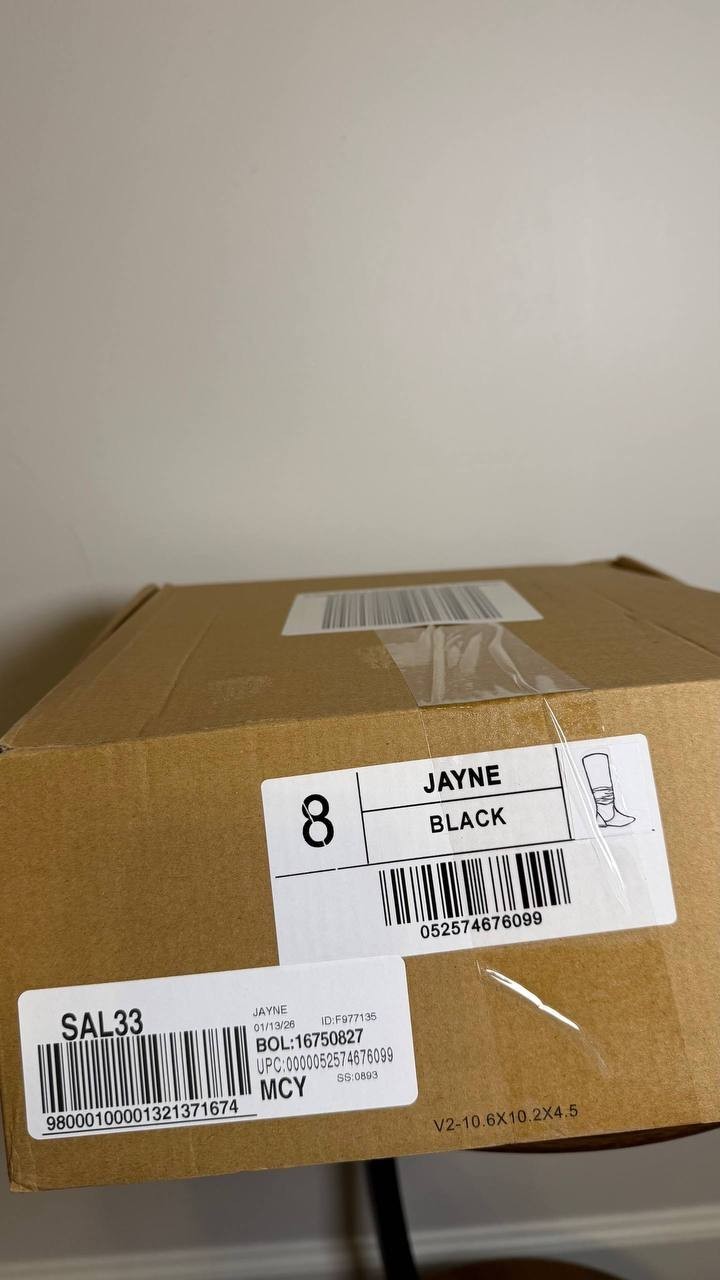 Journee Collection Polyurethane Boots 8M Black New in Box MSRP $129