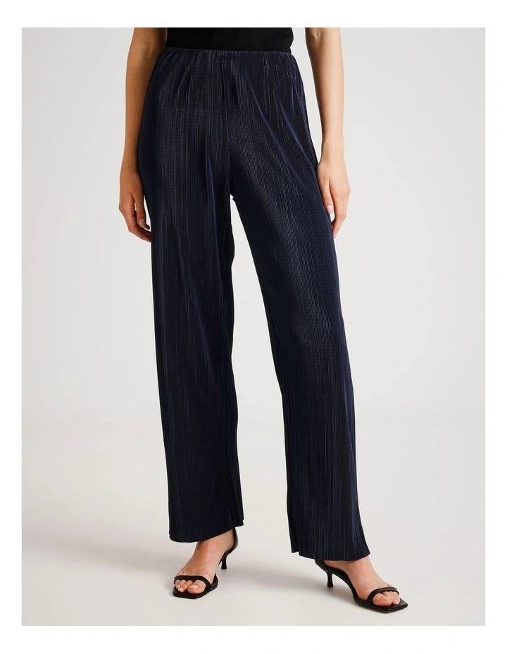 Calvin Klein Plissé Pull‑On Pants – Blue – Size XL – NWT – $49