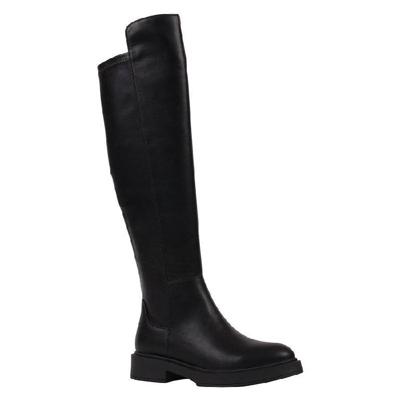 G.C. Shoes Ayla Riding Boots 7 Black Vegan Leather Tall Zip NIB msrp$109.99