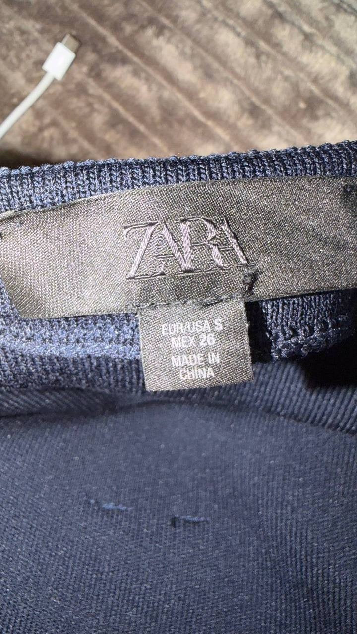 Zara T-Shirt Cotton White S Pre-Owned MSRP $50