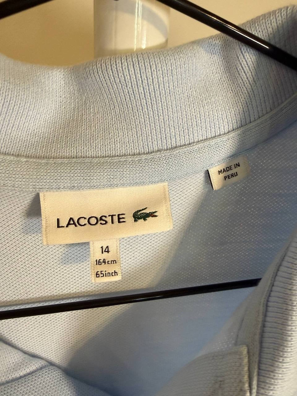 Lacoste Slim‑Fit Stretch Polo – Size 14 – NWOT – $110