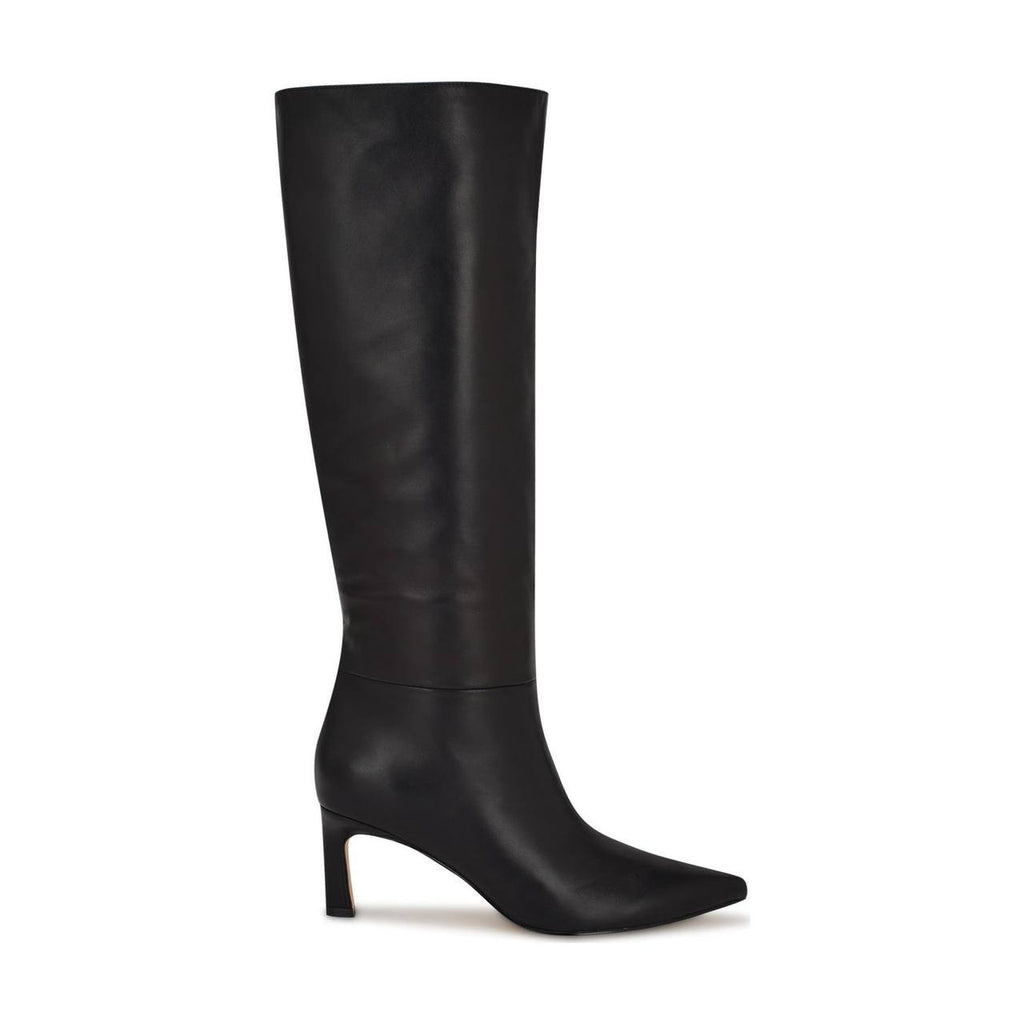 Nine West – Lorthey Dress Boots – Black – 6.5M – Leather – NWB