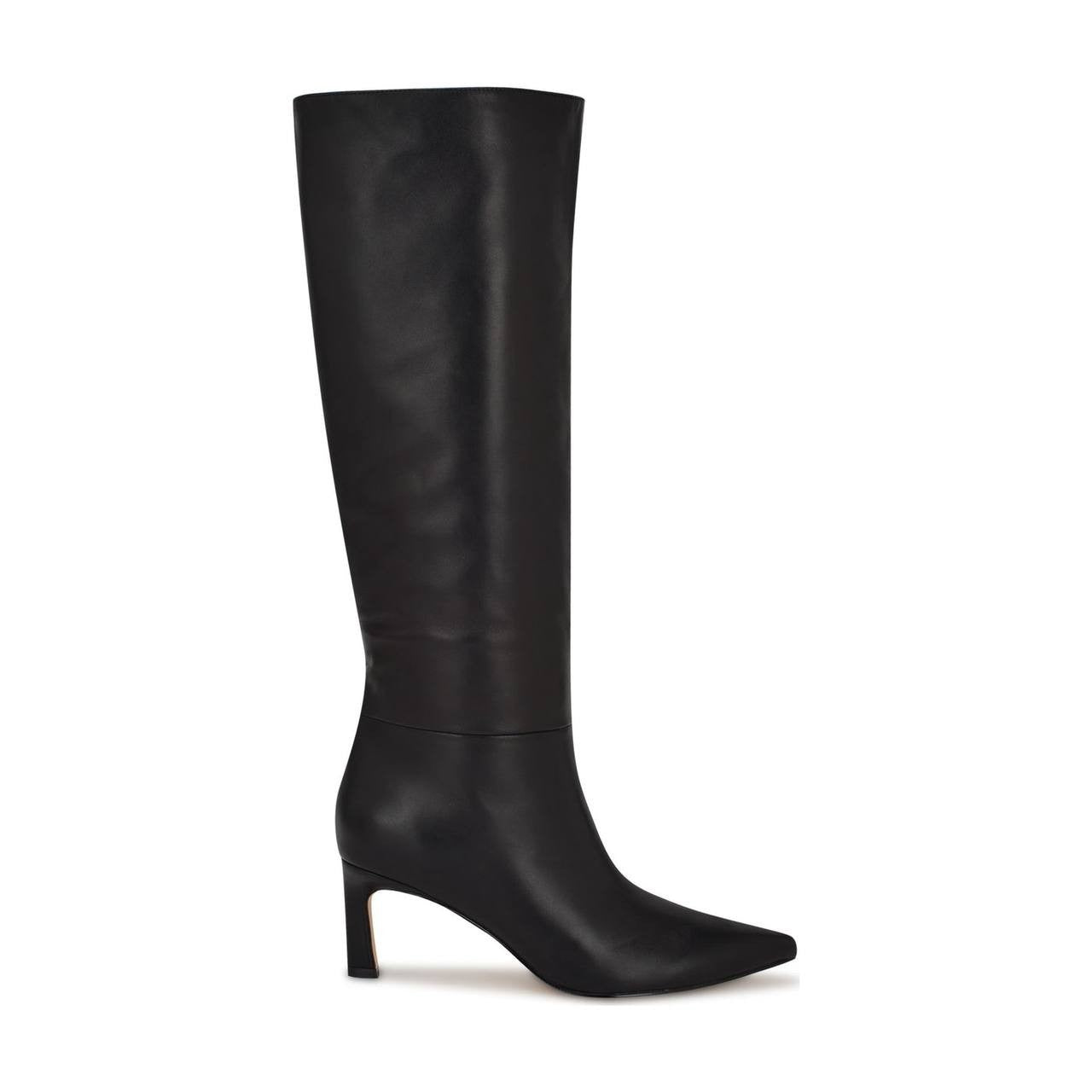 Nine West – Lorthey Dress Boots – Black – 6.5M – Leather – NWB