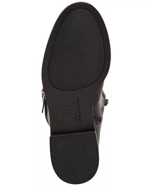 INC Britta Women’s Riding Boots Black 8.5M Leather $189.90 NWB