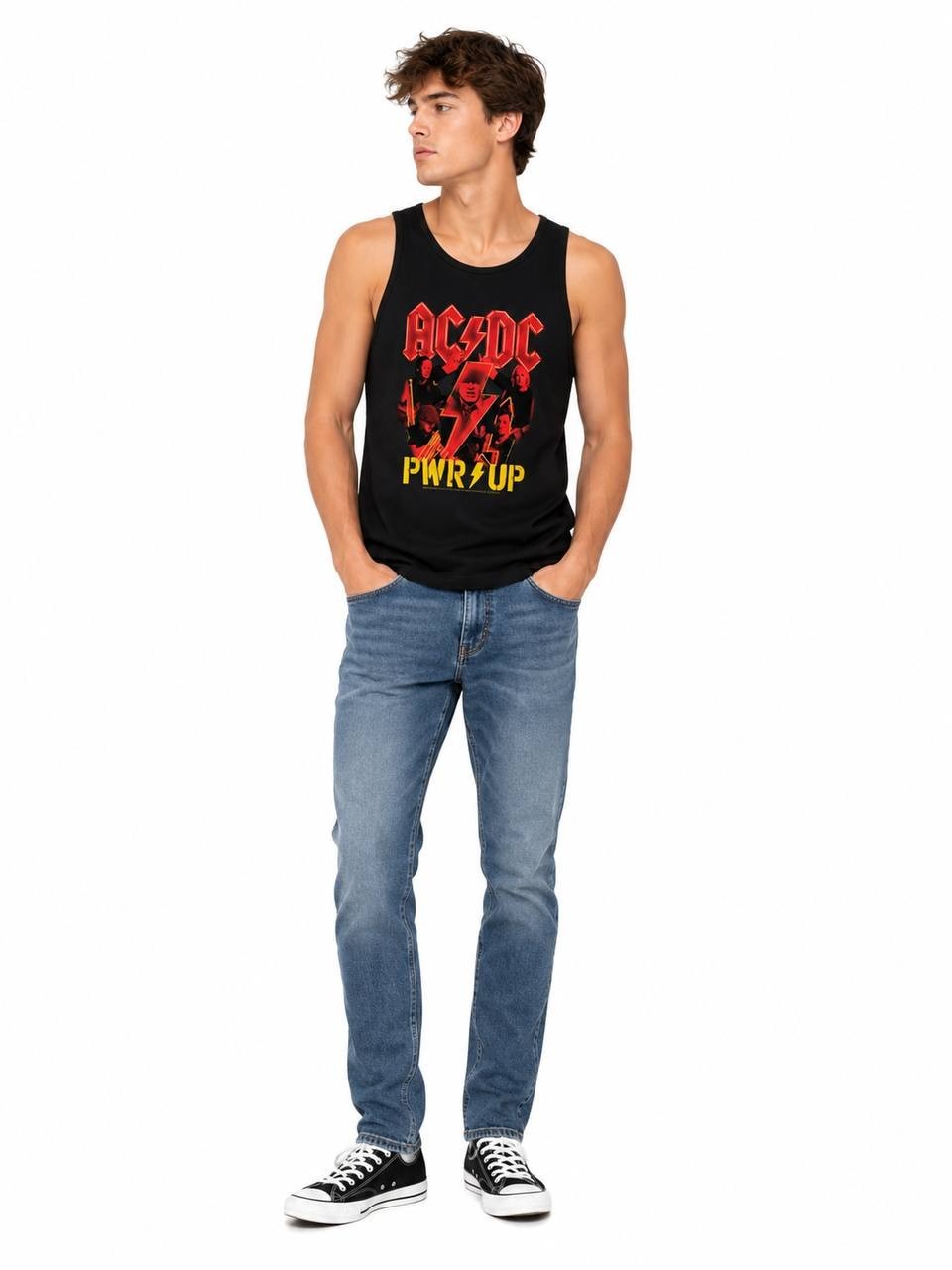 AC/DC PWR Up Men’s Tank Top Black XL NWOT $25.99