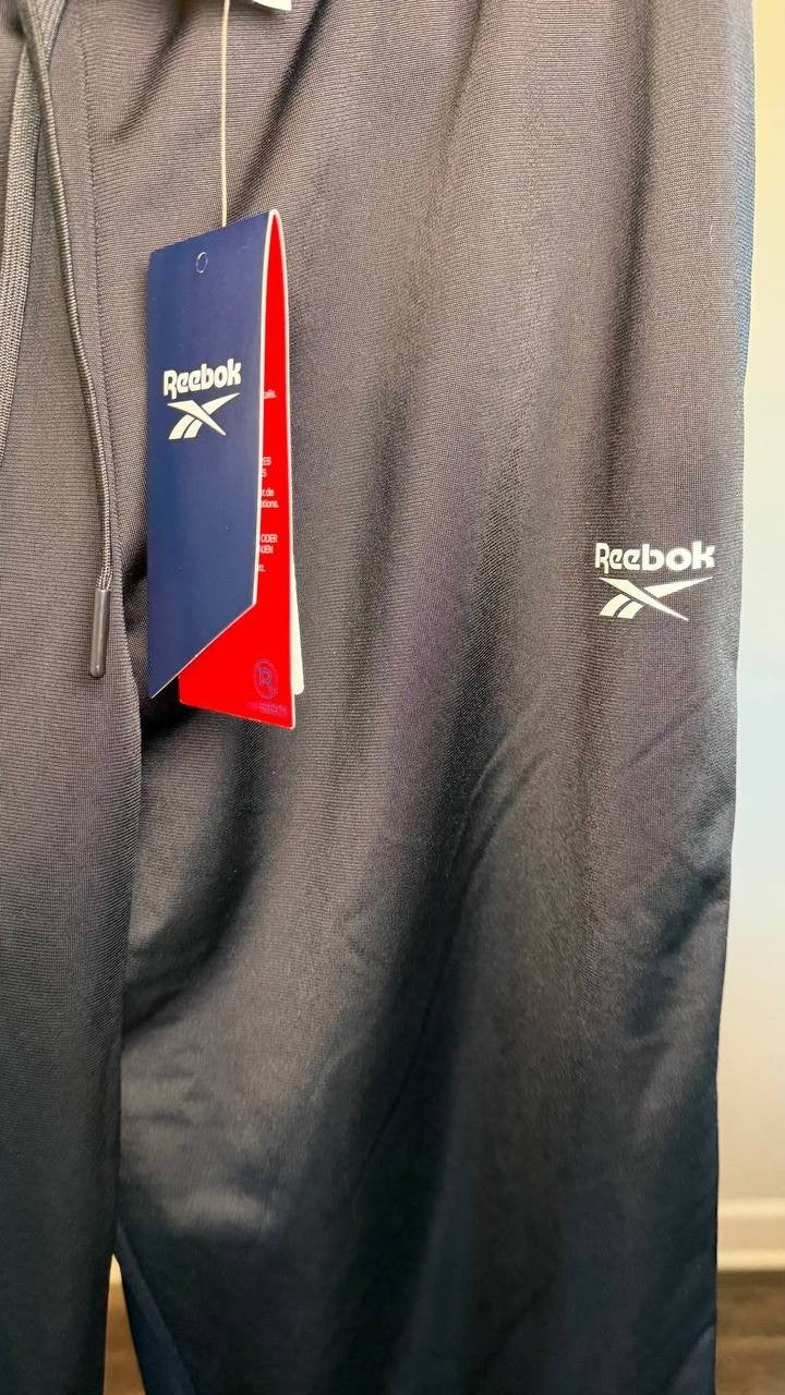 Reebok ID BV Tricot Track Pants Black XS NWT $45