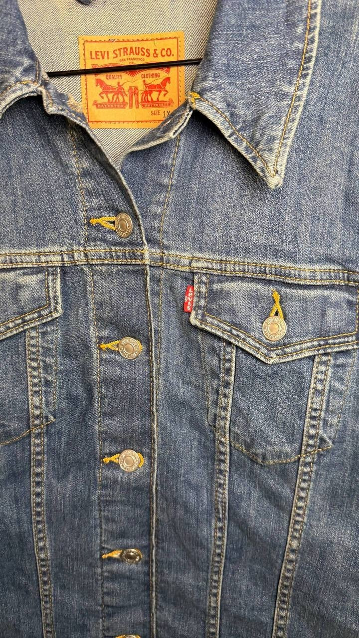 Levi’s Plus Size Original Denim Trucker Jacket Blue 1X NWOT $89.95
