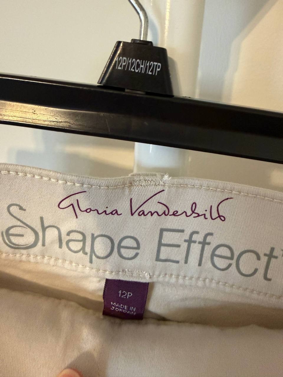 Gloria Vanderbilt Shape‑Effect Pull‑On Wide‑Leg Crop-STONEWOOD–12P–NWT–MSRP$50