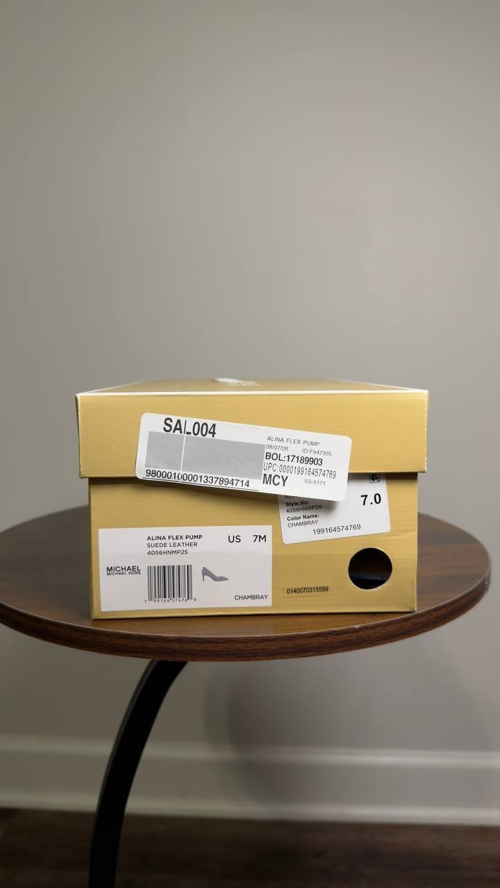 Michael  Michael  Kors  Flex  Pumps  Chambray  Suede  7M  New  $129.50