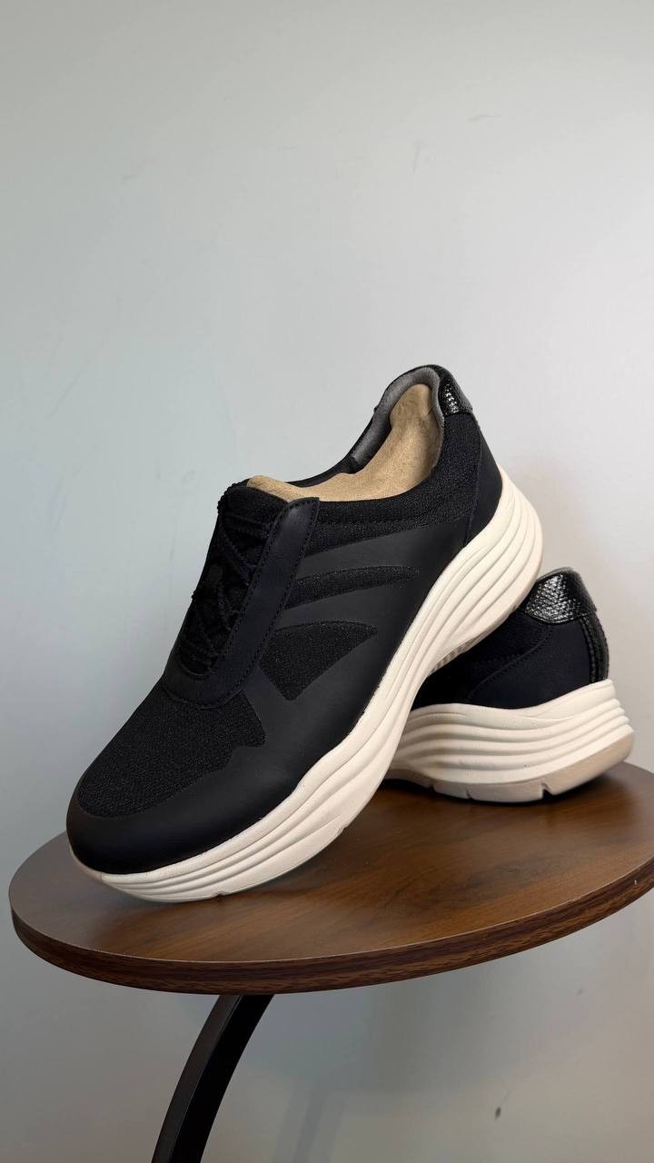 LifeStride Impulse Slip On Shoes Black 11W Comfort Sneakers Man‑Made $95 NWB