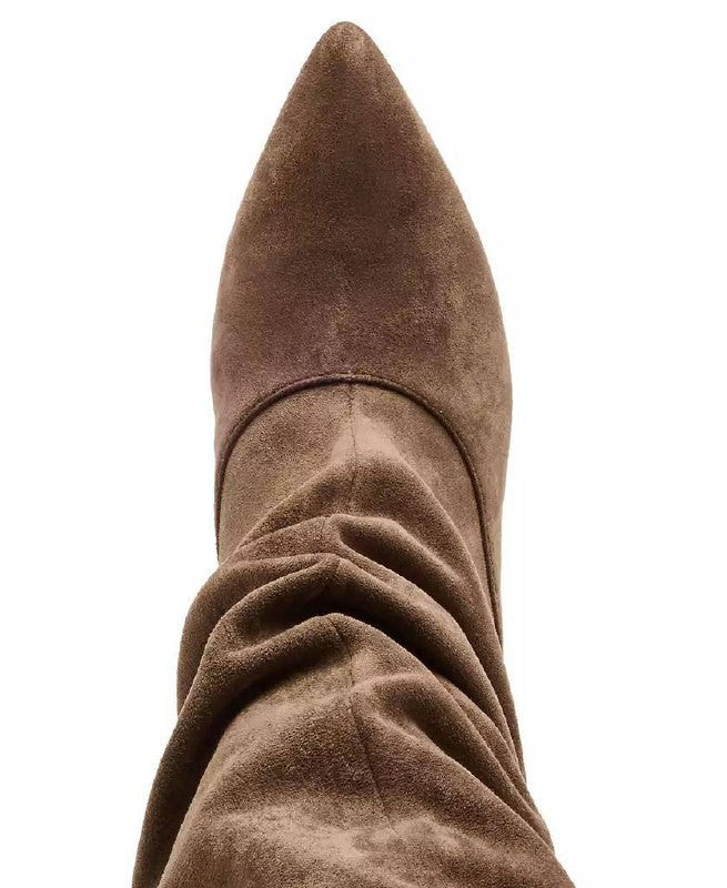 Madden Girl Stassi Boots 8.5 Brown OTK Slouchy Stiletto NIB msrp$110