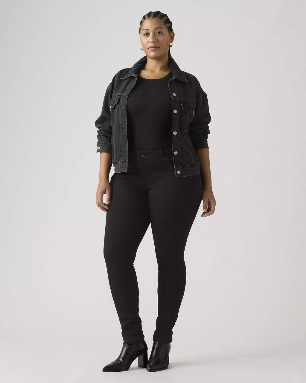 Levi’s 711 Skinny Women’s Jeans Black 24W NWT $69.50