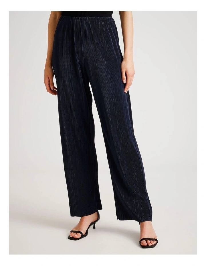 Calvin Klein Plissé Pull‑On Pants – Blue – Size XL – NWT – $49