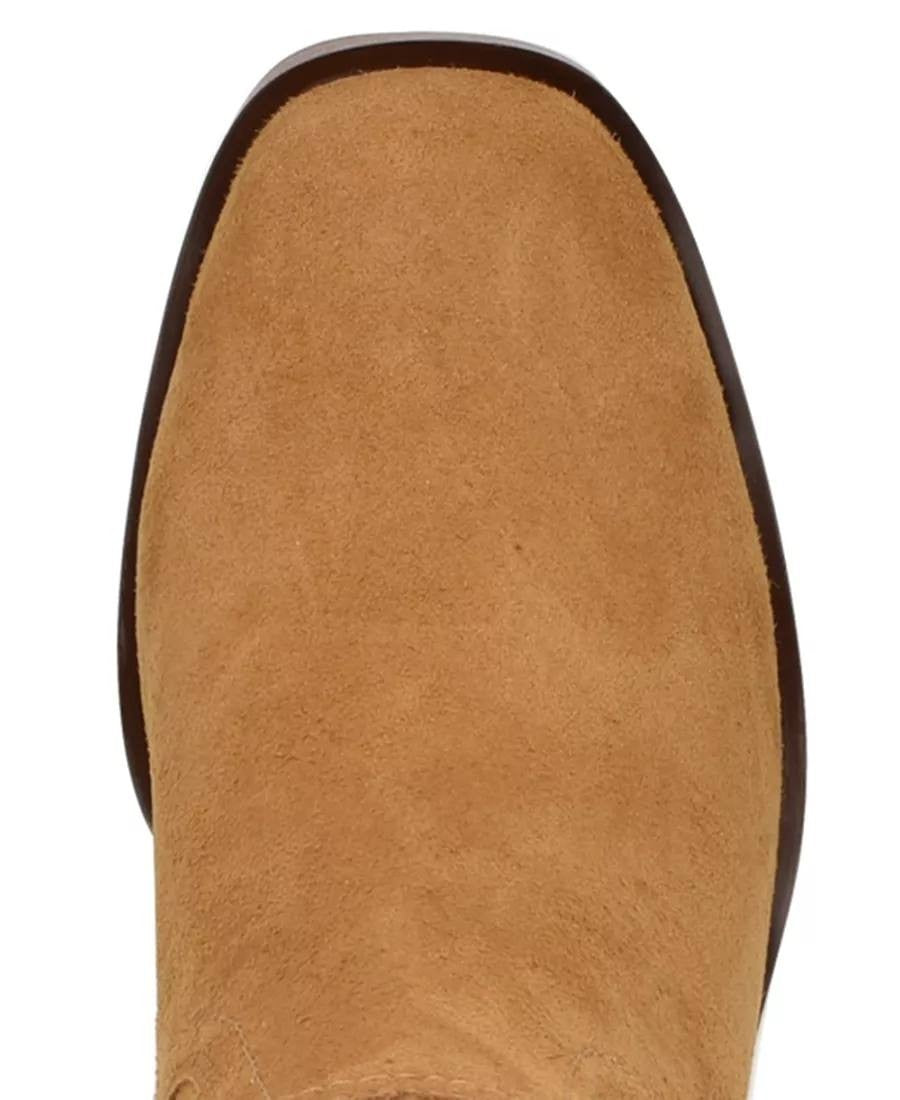 Tommy Hilfiger Laythen Boots 8.5M Natural Suede Tall Square Toe NIB msrp$159