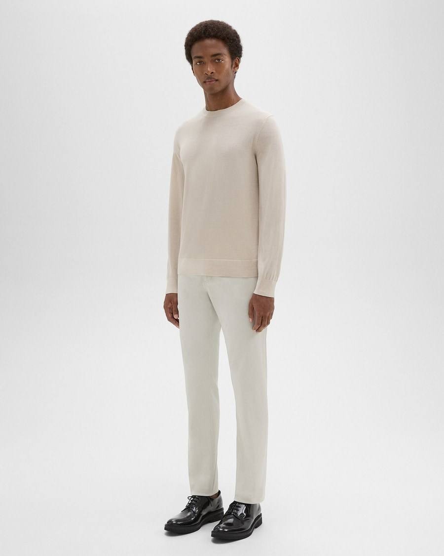 Theory Men’s Raffi 5‑Pocket Neoteric Twill Trousers Limestone 40 $195 NWT