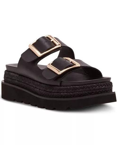 Madden Girl  Platform Sandals  Black  7.5  New  $59