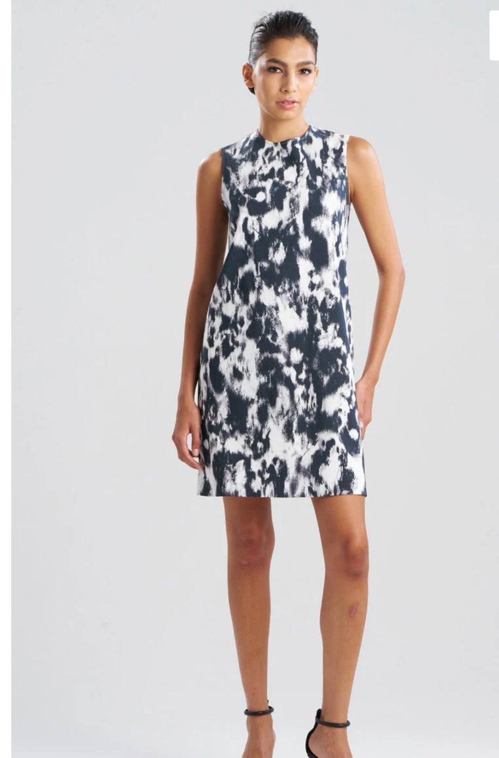 N Natori Abstract Shift Dress Black NWT Size XL MSRP $150