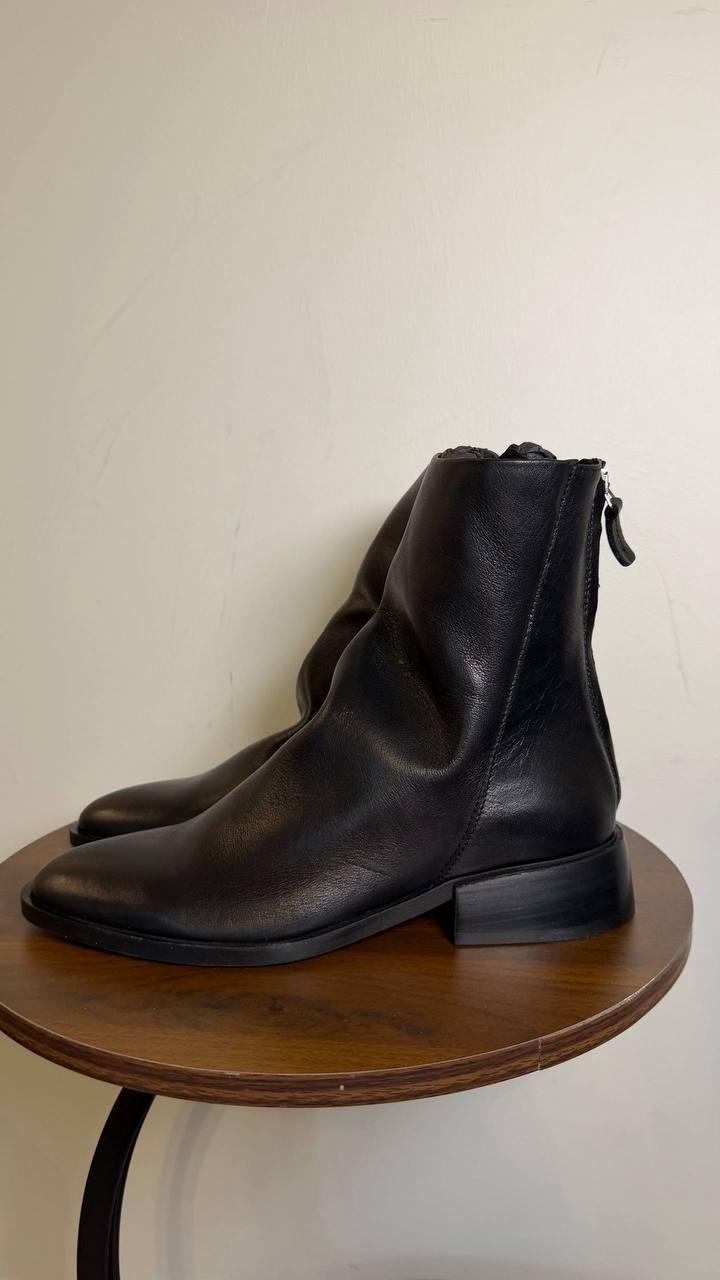 Steve Madden Nexie Black Leather Pointed Toe Ankle Boots Women’s 9 NWB $159.95