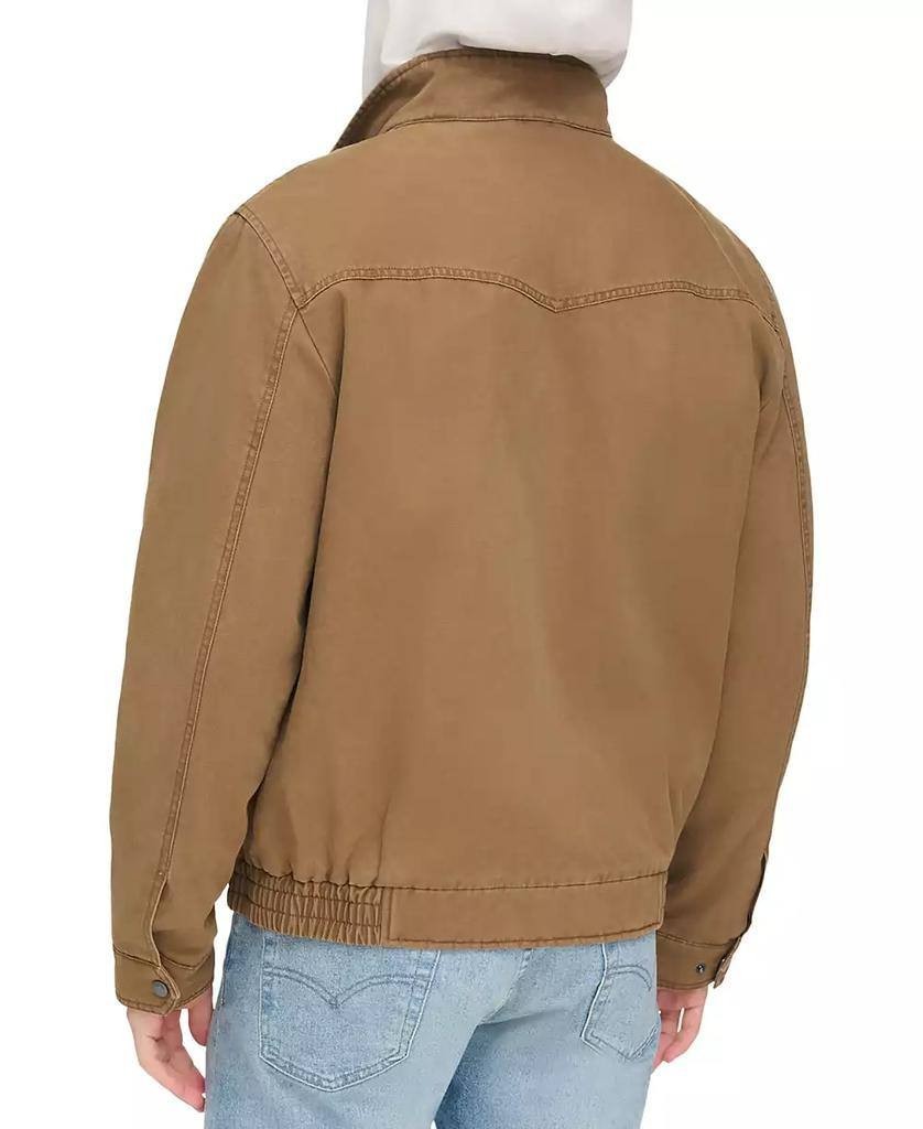Levi’s Men’s Stand‑Collar Jacket Brown L $150 NWT