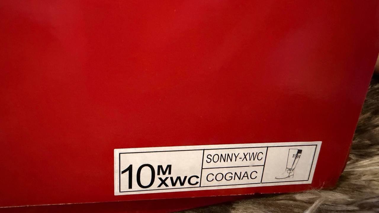 Journee Sonny Boots 10M Cognac Polyurethane Knee‑High Round Toe NIB msrp$122