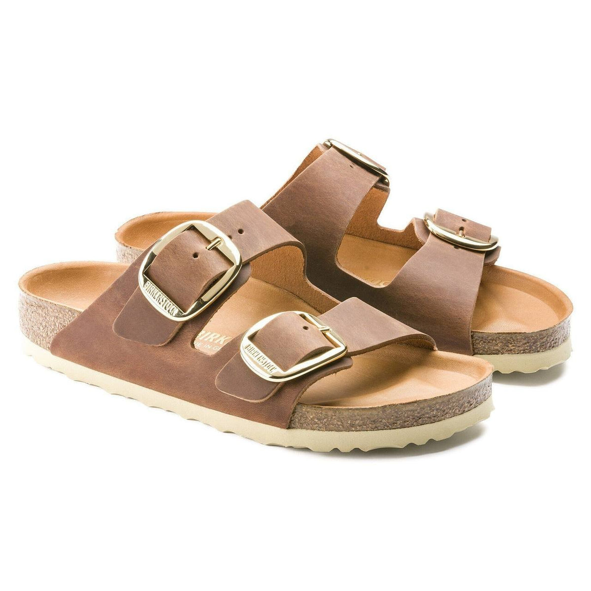 Birkenstock Sandals Cognac 6 Narrow Fit Pre-Owned