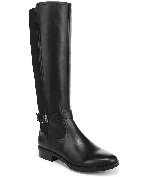Sam Edelman Perin Women’s Round Toe Boots Black 8M Leather $225 NWB