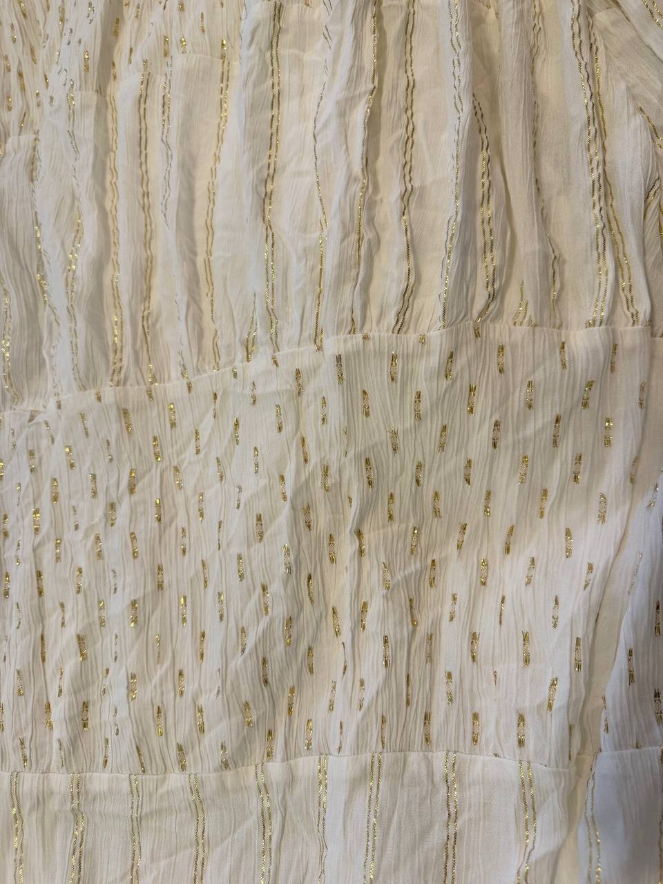 Vince Camuto Tiered Sundress – Size S – Ivory/Gold – NWT – $119