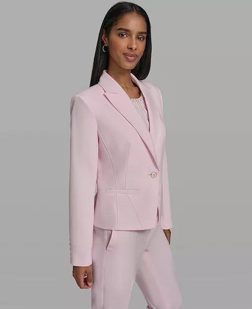 Karl Lagerfeld Paris Collared Woven Blazer Ballet Slipper 4 NWOT $199