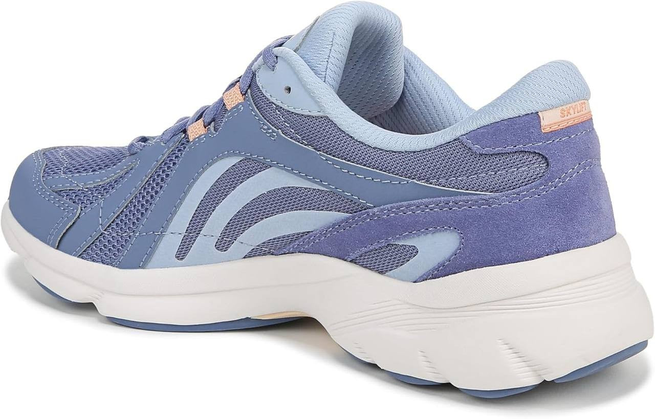 Ryka Skylift Trainers –Size 9.5W – Leather/Manmade –New in Box (Sight Sole Dirt)