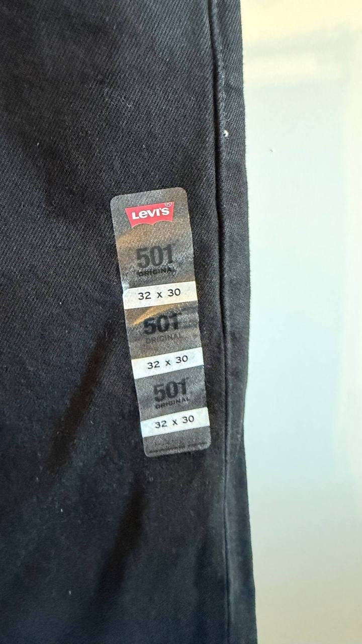 Levi’s 501 Original Men’s Jeans Black 32x30 $84.95 NWT