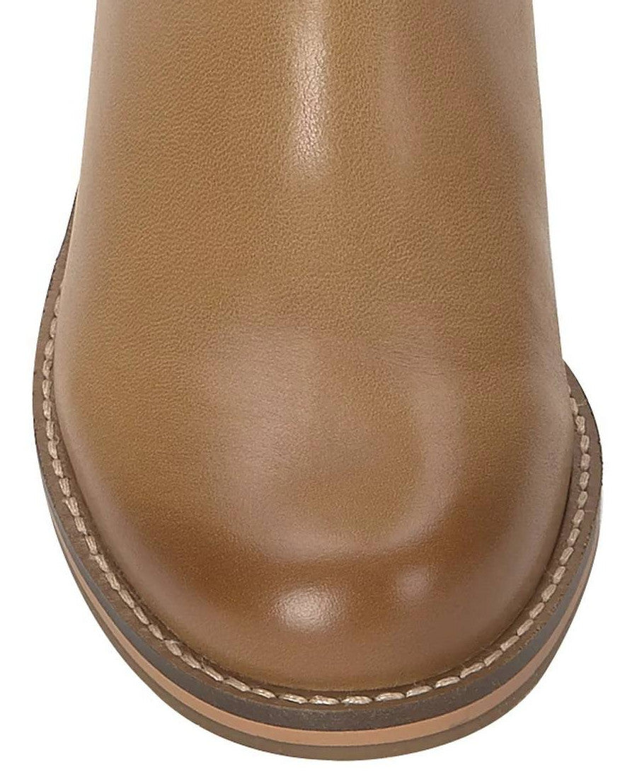 Lucky Brand Hybiscus Boots 10M Cream Leather Knee‑High Riding NIB msrp$229