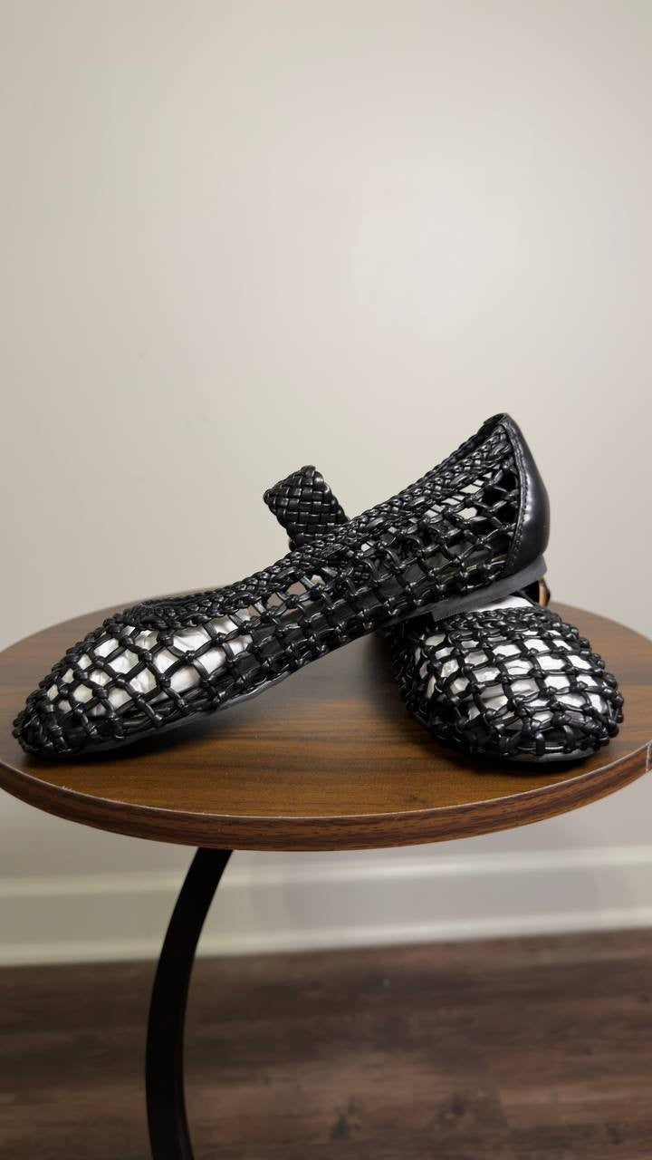 Kenneth  Cole  Ballet  Flats  Black  5M  New  $129