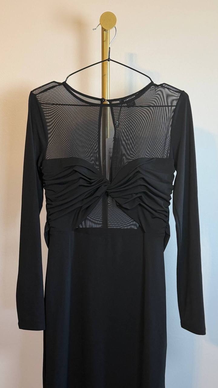 Marciano by Guess Eco Audrina Maxi Dress Black Size 6 NWT $280