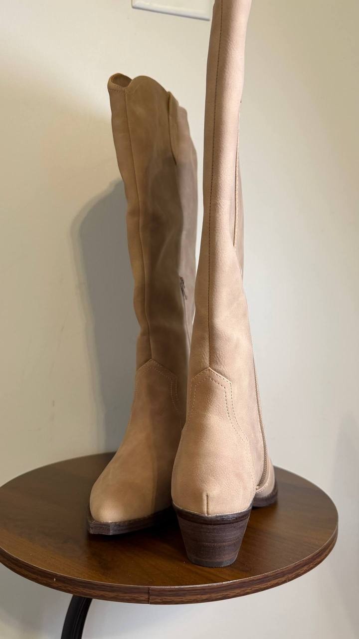 DV Dolce Vita High Boots 7.5M Dune Man‑Made New in Box MSRP $99