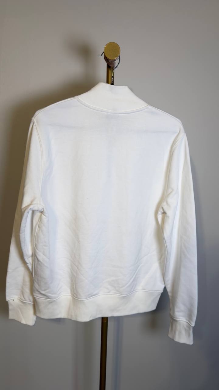 Tommy Hilfiger Women’s Half‑Zip Sweatshirt Ecru M NWT $79.50