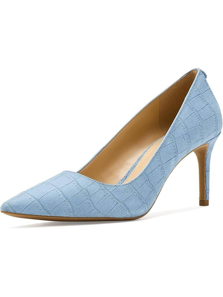 Michael  Michael  Kors  Flex  Pumps  Chambray  Suede  7M  New  $129.50