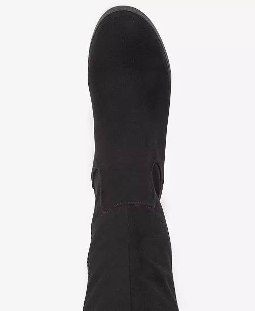 Style&Co Black Tall Fabric Boots Size 8 NIB MSRP $79.90