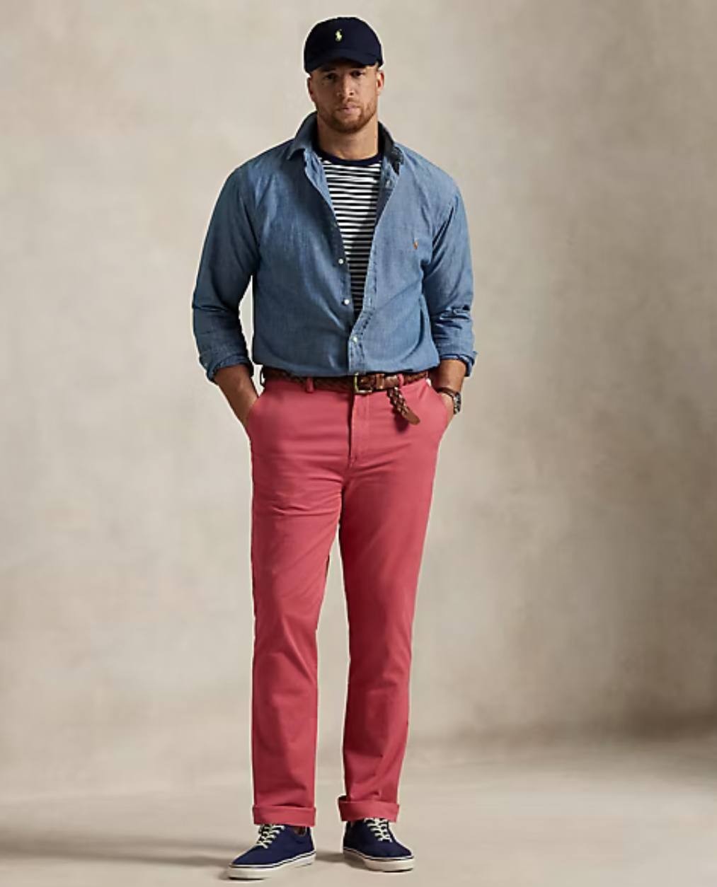 Polo Ralph Lauren Varick Slim Straight Stretch Sateen Pants Red Men’s  NWT