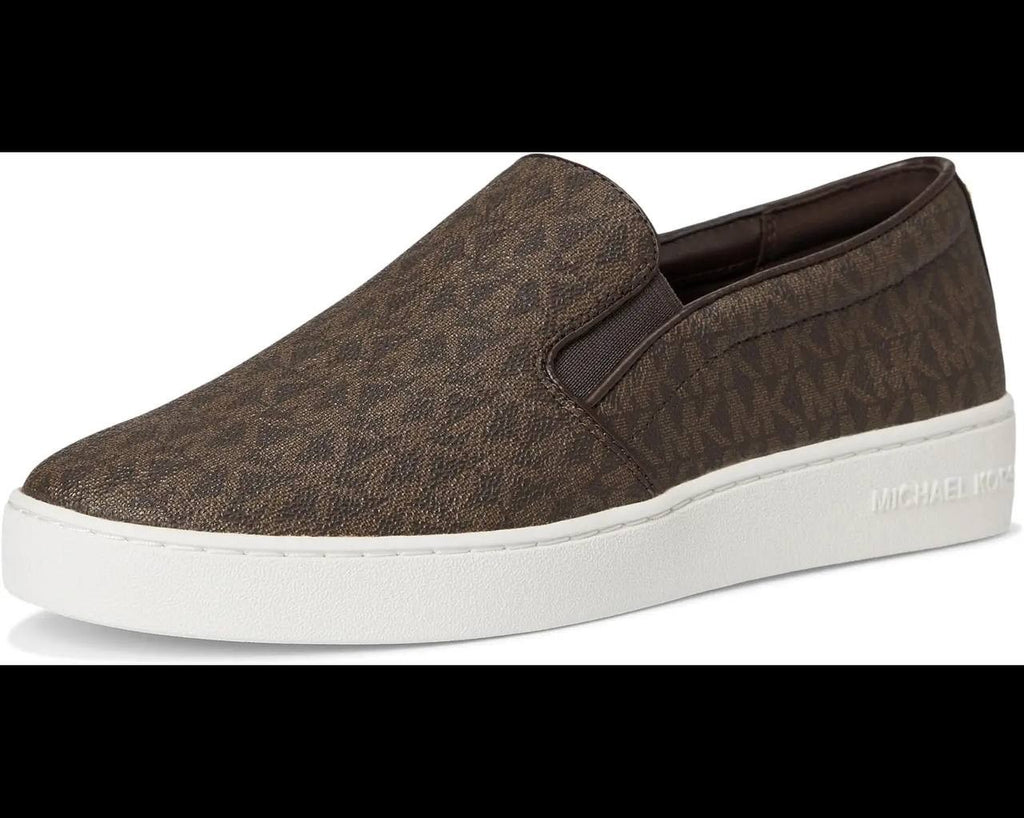 MICHAEL Michael Kors Keaton Slip-On Brown 8.5M Man‑Made MSRP $99 NWB