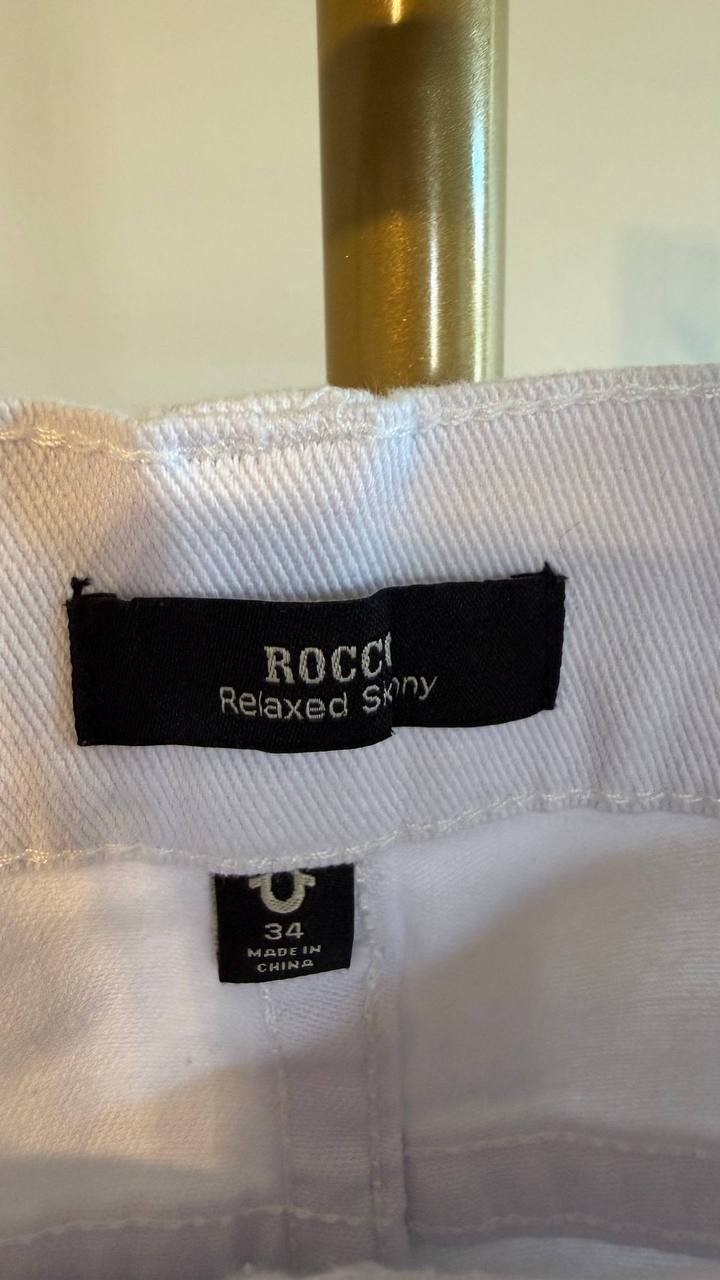 True Religion Men’s Rocco Skinny Jeans White 34 $169 NWT