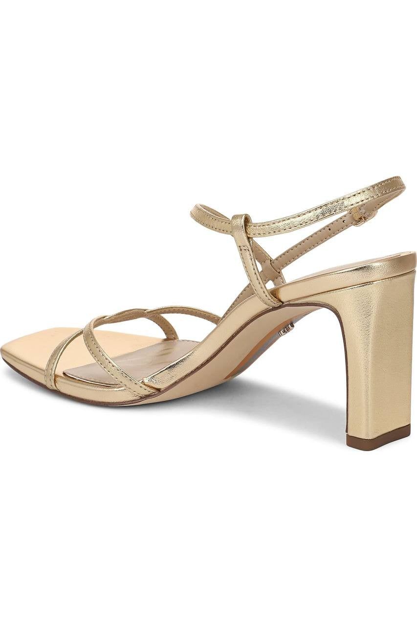 Sam Edelman Slingback Sandals Amber Gold 6.5 M Pre-Owned $140.00