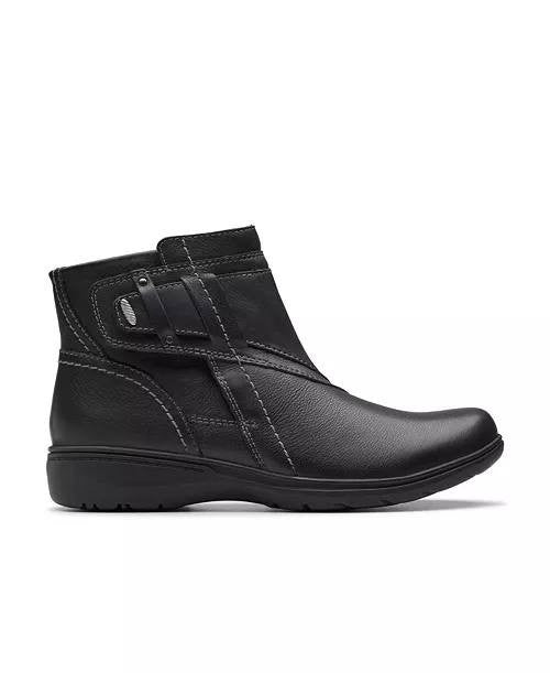 Clarks  Carleigh  Style  Boots  Black  Leather  8M  New  $130